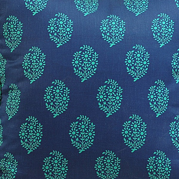 Turquoise Bouquets Printed Cushion Covers – 2008