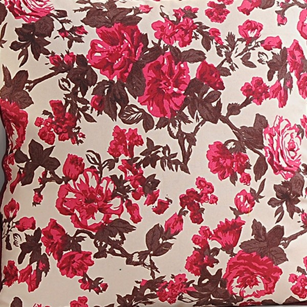 Cherry Roses Printed cushion covers 2712
