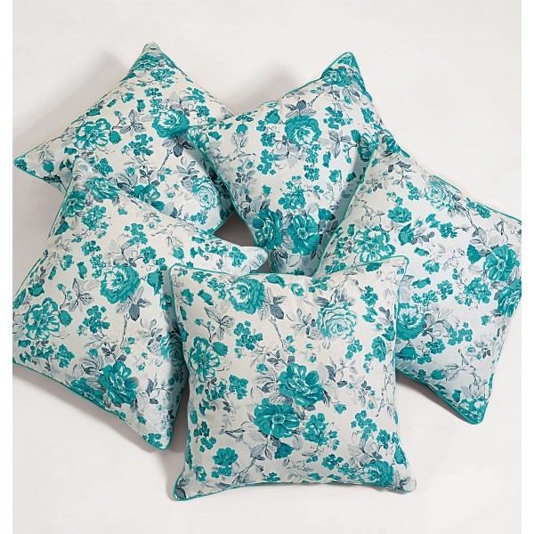 Emerald Rose Cushion Cover-2711