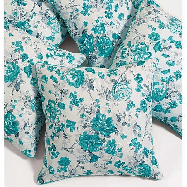 Emerald Rose Cushion Cover-2711