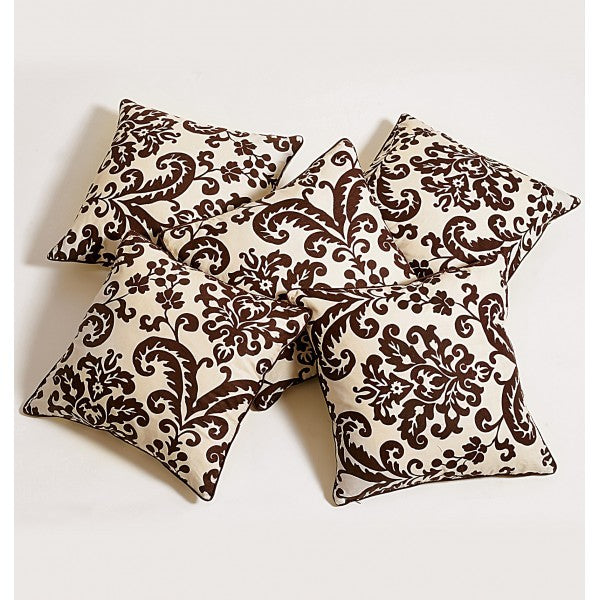 Chocolate Baroque Cushion Cover-9009