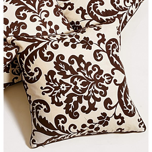 Chocolate Baroque Cushion Cover-9009
