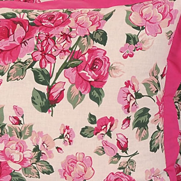 Pink Roses Pillow Cover-1428