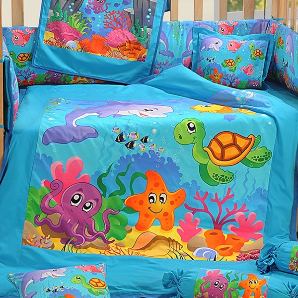 Baby Cot  Set- 141 BCS-Marine