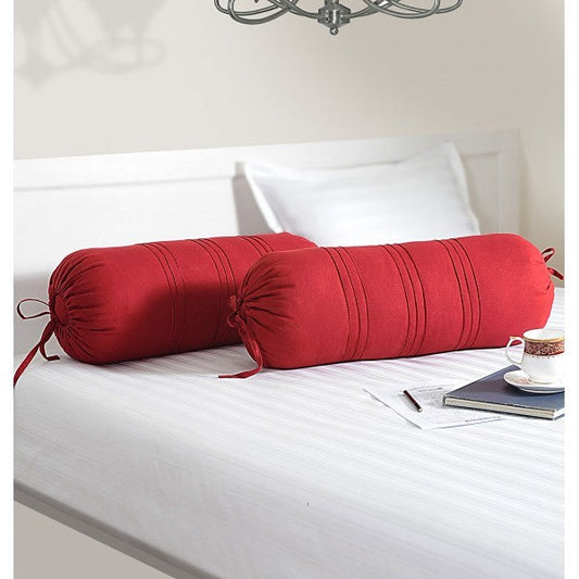 Maroon Bolster Cover