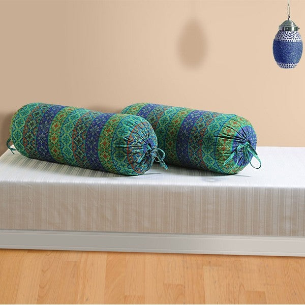 Mystic Green Bolster Cover-1423
