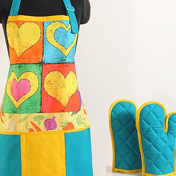 Color Hearts Digital Aprons: Apt- 6008
