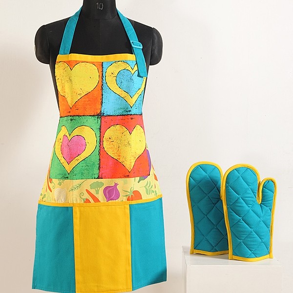 Color Hearts Digital Aprons: Apt- 6008