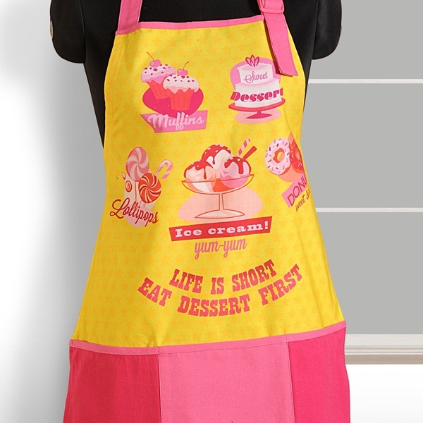 Yellow Pink Digital Aprons – APT-6005