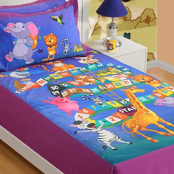 Board Game Single Bed Sheet SKB-194