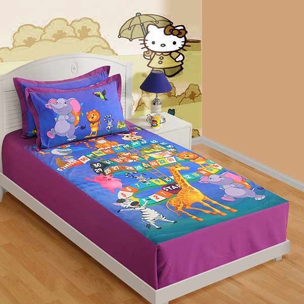 Board Game Single Bed Sheet SKB-194
