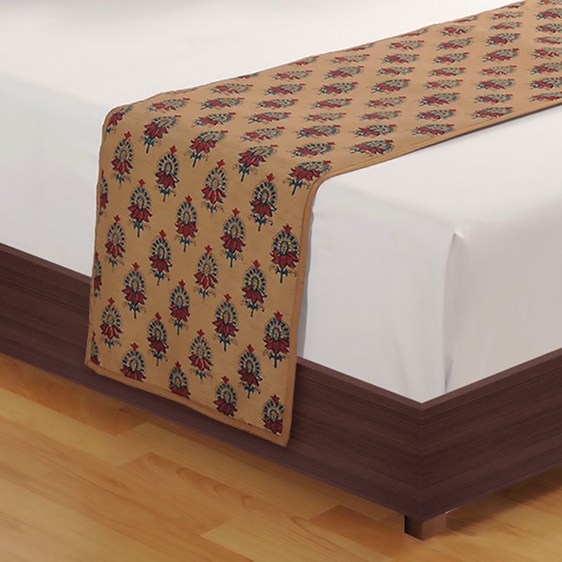 Caramel Dust Bed Runner Set- 6403