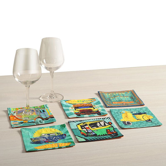Horn Please Coaster Sets-7451