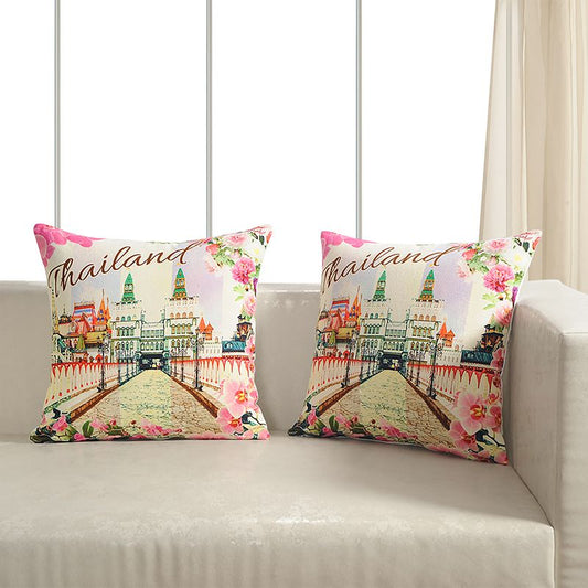 Printed Casement Cushion Covers WTCC- 03 (Set of 2)