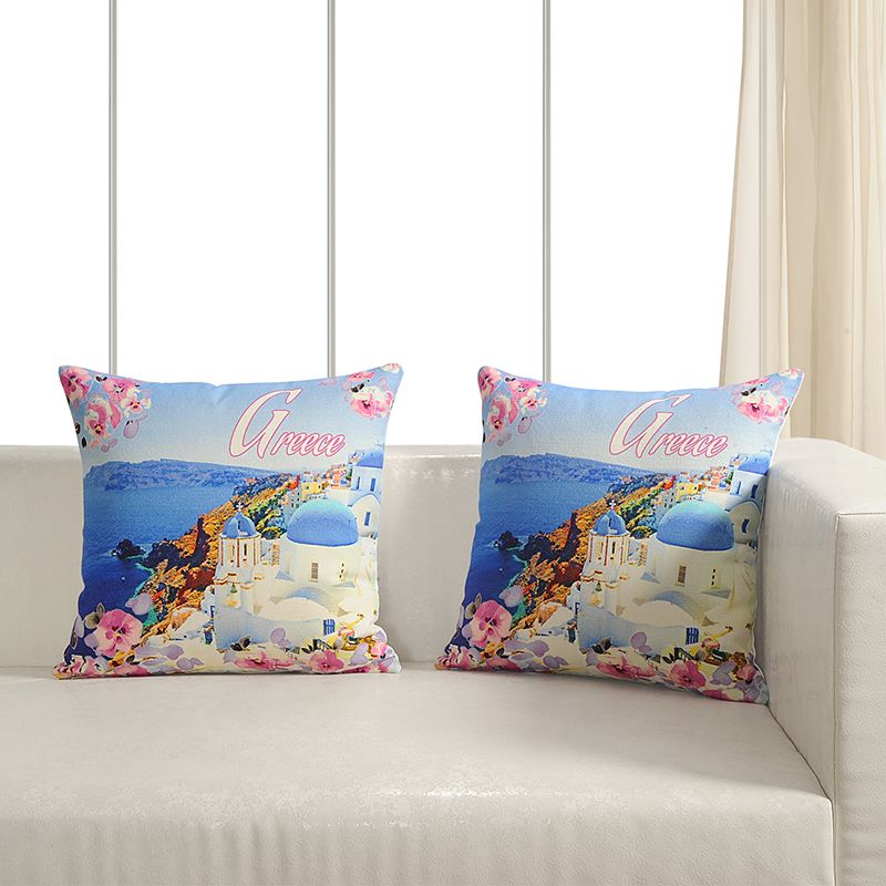 Printed Casement Cushion Covers WTCC- 07 (Set of 2)