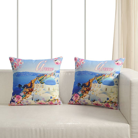 Printed Casement Cushion Covers WTCC- 07 (Set of 2)