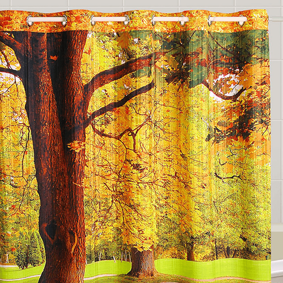 ALLURING SPRING SHOWER CURTAINS- 5611 - ALLURING SPRING SHOWER CURTAINS- 5611