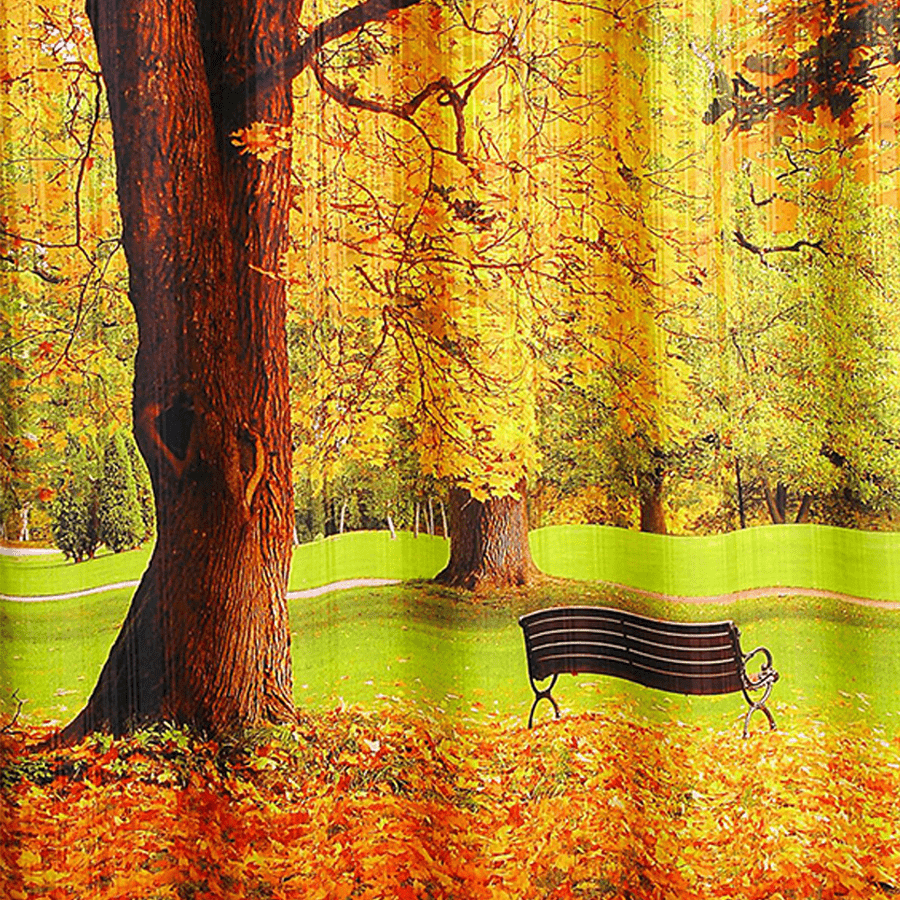 ALLURING SPRING SHOWER CURTAINS- 5611 - ALLURING SPRING SHOWER CURTAINS- 5611